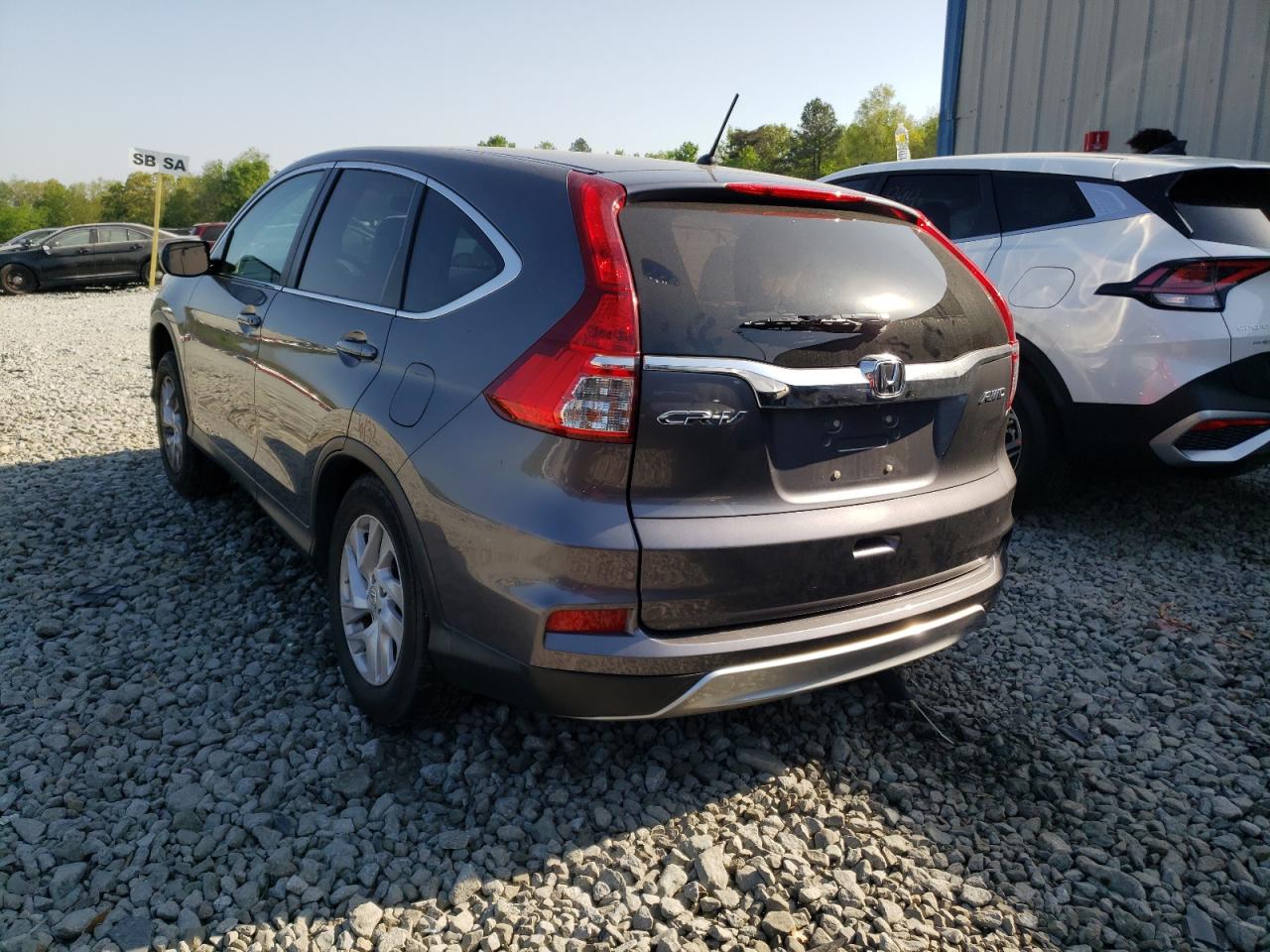 Photo 3 from auction – 2016 HONDA CR-V EX with VIN 2HKRM4H52GH657124
