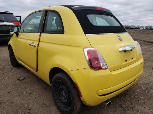 Photo 3 from auction – 2012 FIAT 500 POP with VIN 3C3CFFDR3CT291466