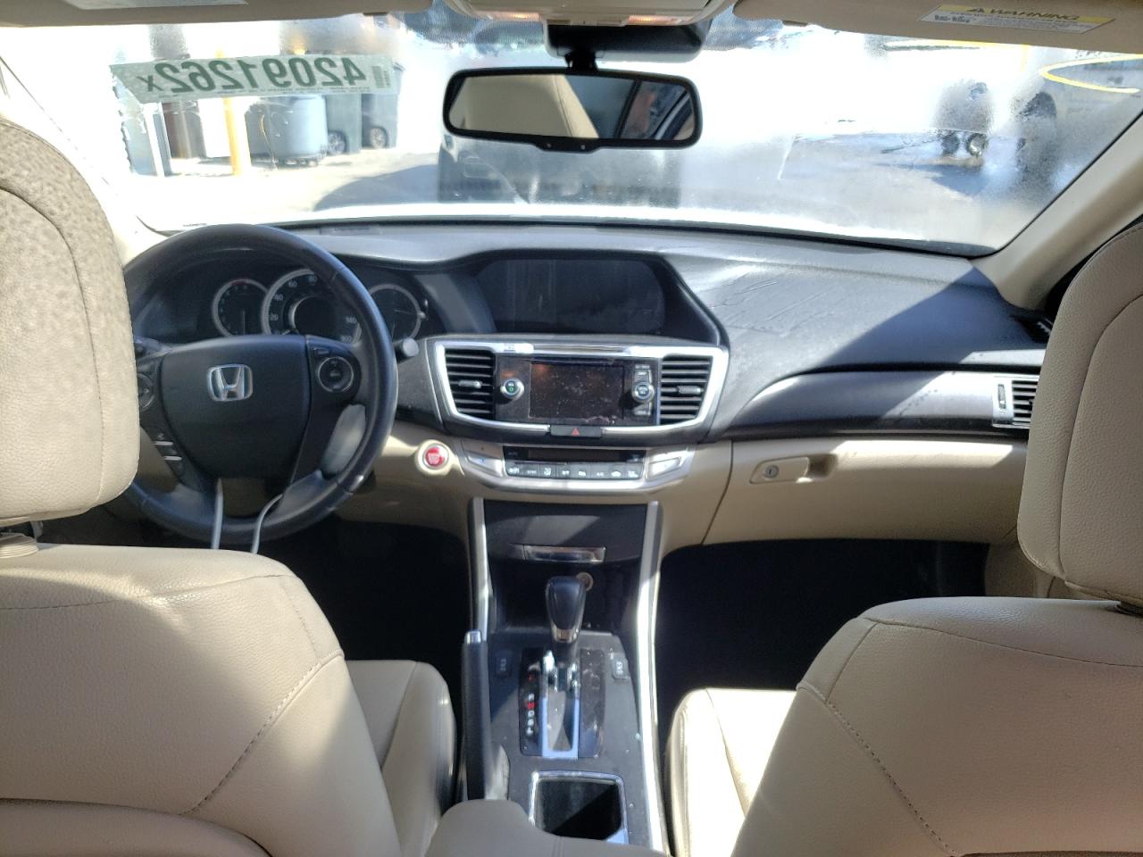 Photo 9 from auction – 2014 HONDA ACCORD EXL with VIN 1HGCR2F86EA231841