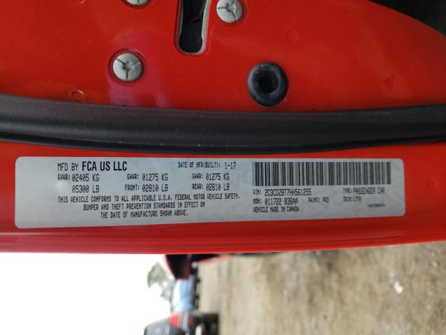 Photo 10 from auction – 2017 DODGE CHALLENGER with VIN 2C3CDZBT7HH561255