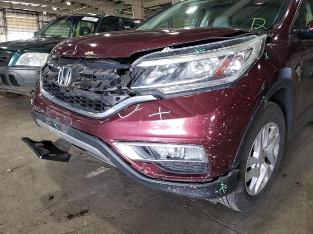 Photo 9 from auction – 2015 HONDA CR-V EXL with VIN 2HKRM4H76FH652458