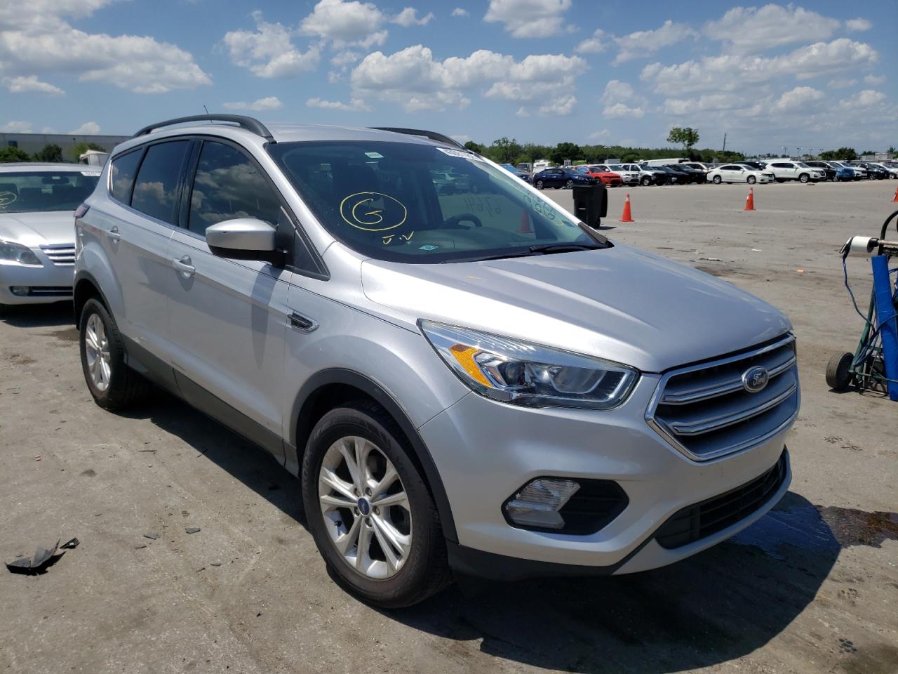 FORD ESCAPE SE 2017 with VIN 1FMCU0GD9HUC73156 - Photo from auction