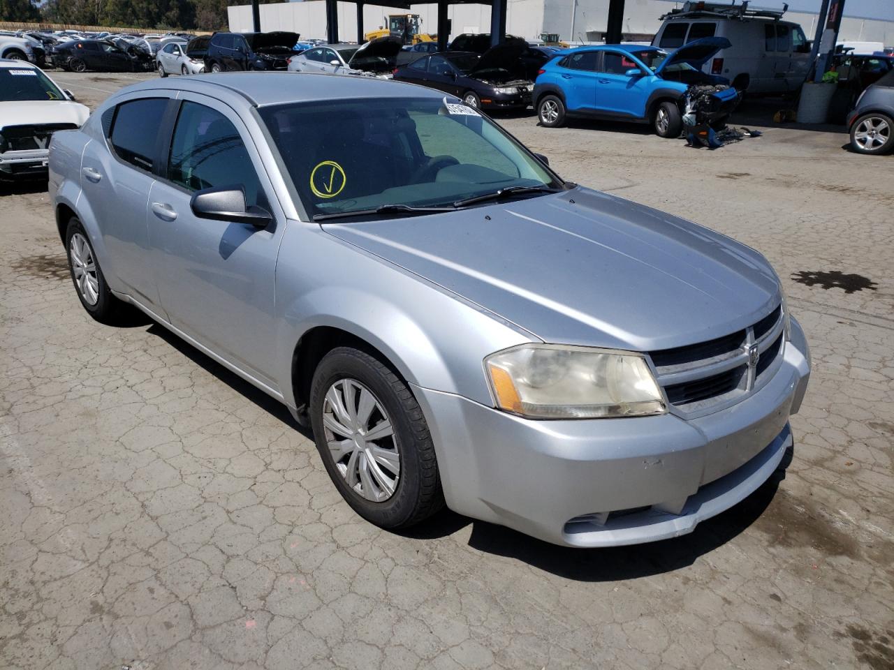 DODGE AVENGER SE 2008 with VIN 1B3LC46K38N613623 - Photo from auction