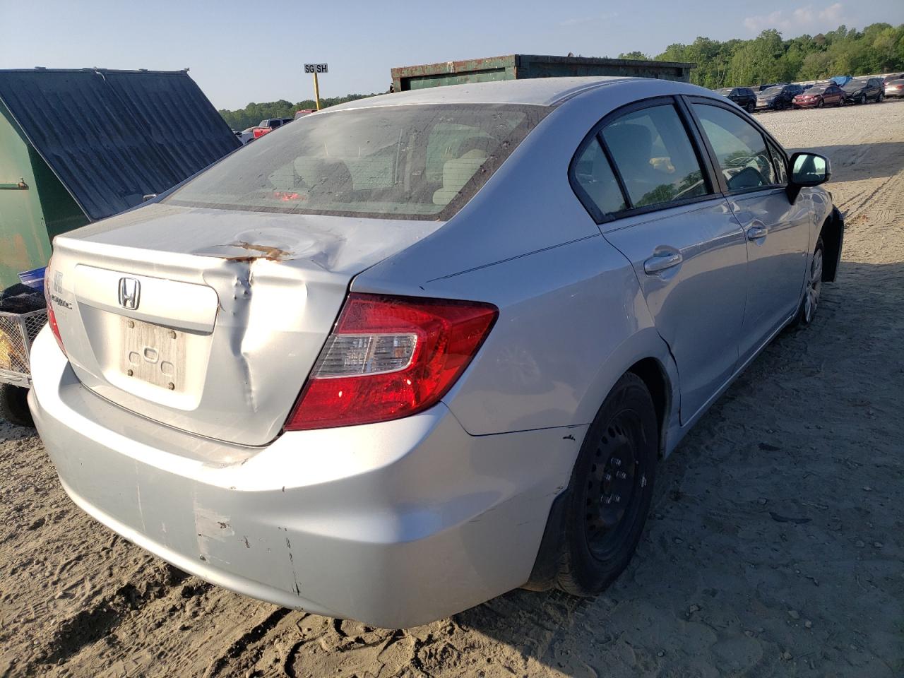 Photo 4 from auction – 2012 HONDA CIVIC LX with VIN 2HGFB2F50CH530716