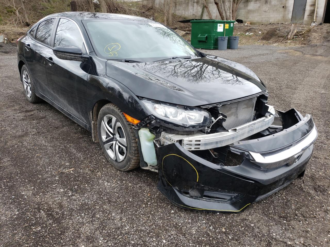 HONDA CIVIC LX 2018 with VIN 2HGFC2F59JH011366 - Photo from auction
