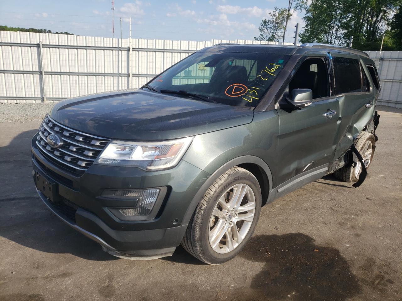 Photo 2 from auction – 2016 FORD EXPLORER L with VIN 1FM5K7FH4GGA74251