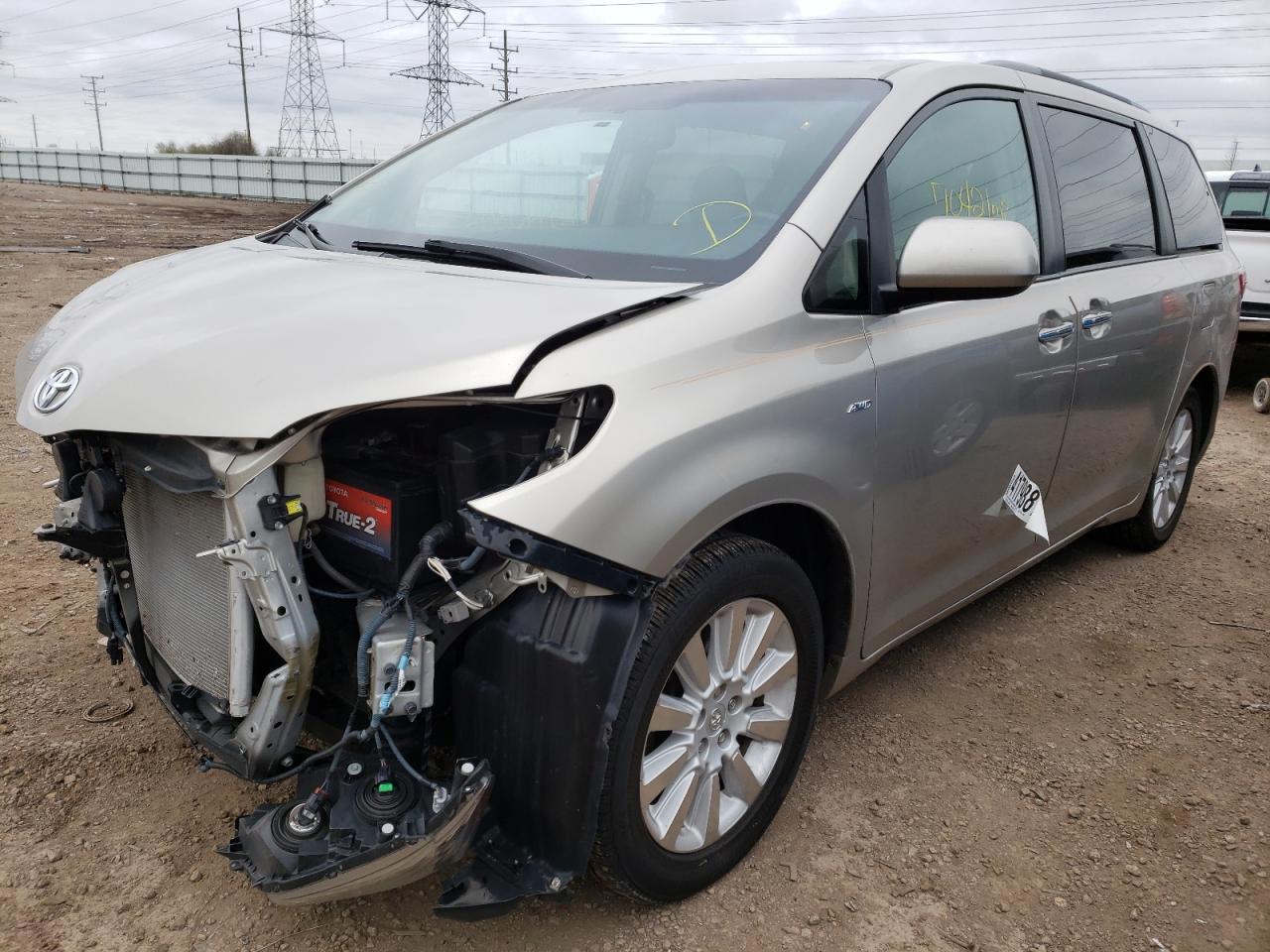 Photo 2 from auction – 2016 TOYOTA SIENNA XLE with VIN 5TDDK3DC5GS131580