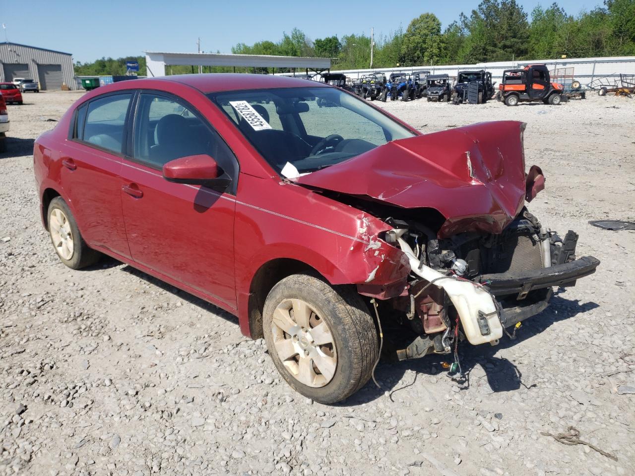 NISSAN SENTRA 2007 with VIN 3N1AB61EX7L684714 - Photo from auction