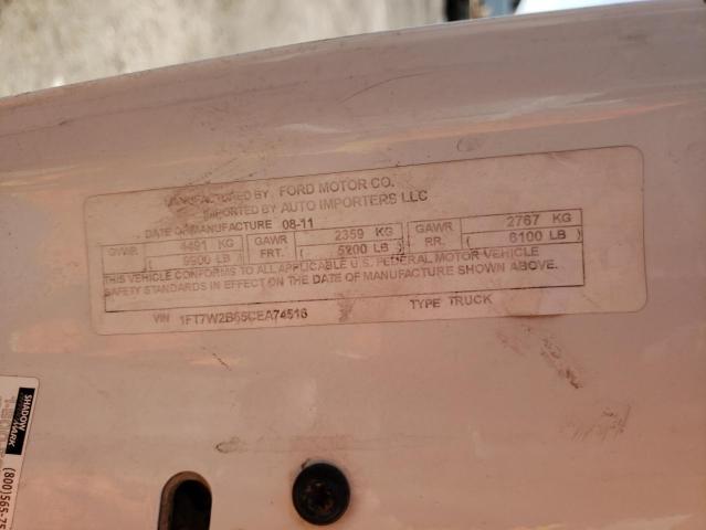 Photo 10 from auction – 2012 FORD F250 SUPER with VIN 1FT7W2B65CEA74516