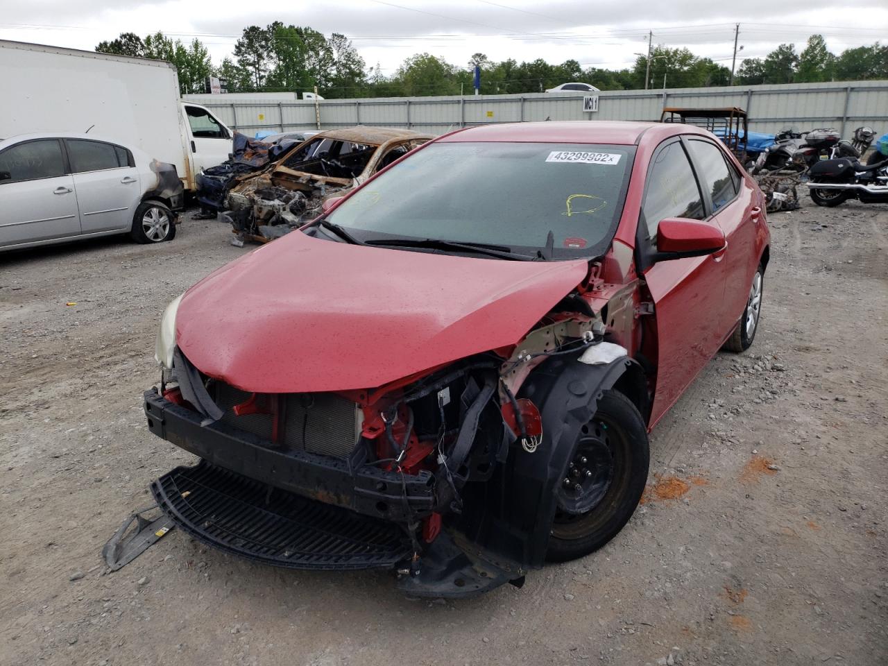 Photo 2 from auction – 2014 TOYOTA COROLLA L with VIN 2T1BURHE3EC133690