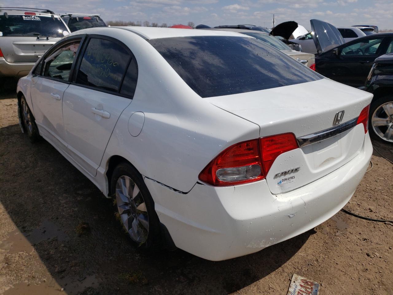 Photo 3 from auction – 2009 HONDA CIVIC EX with VIN 19XFA16889E000598