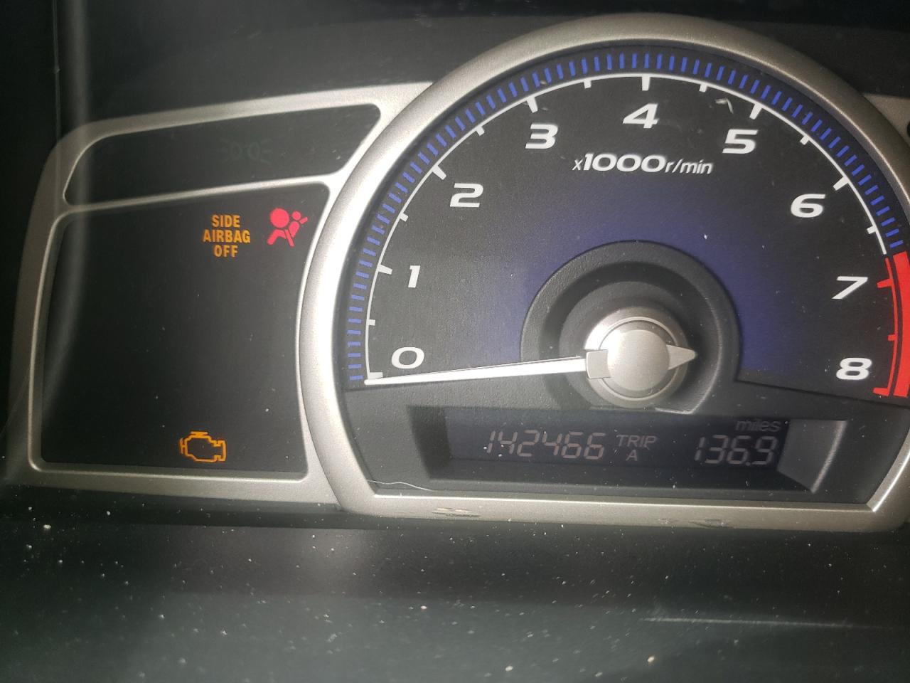 Photo 8 from auction – 2010 HONDA CIVIC VP with VIN 19XFA1F39AE006239