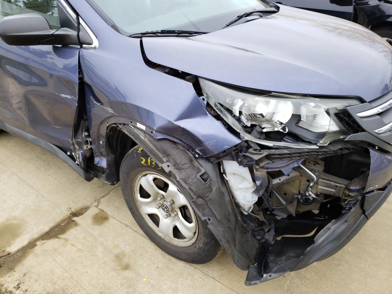 Photo 9 from auction – 2012 HONDA CR-V LX with VIN 5J6RM4H36CL029064