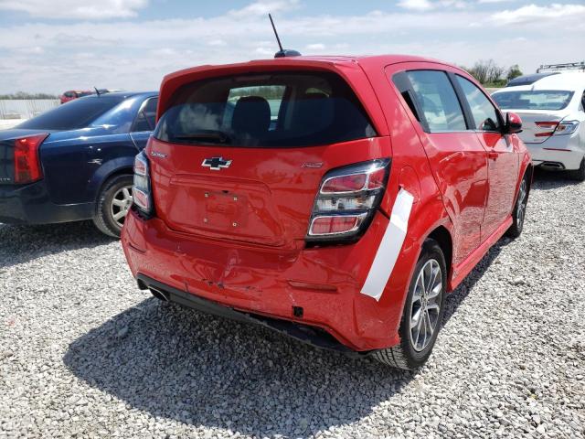 Photo 4 from auction – 2020 CHEVROLET SONIC LT with VIN 1G1JD6SBXL4121652