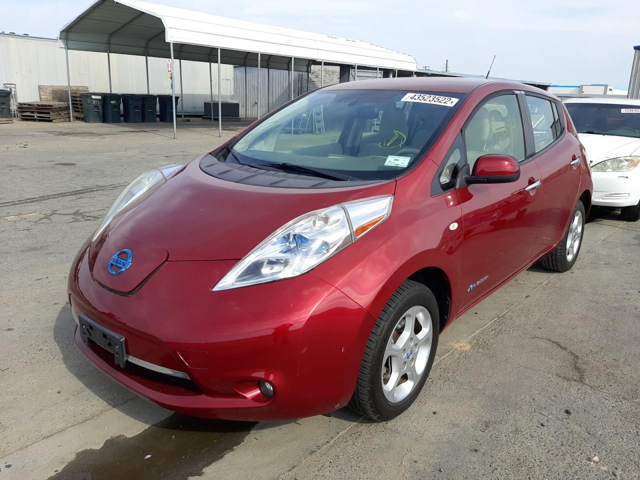 Photo 2 from auction – 2011 NISSAN LEAF SV with VIN JN1AZ0CP3BT004020