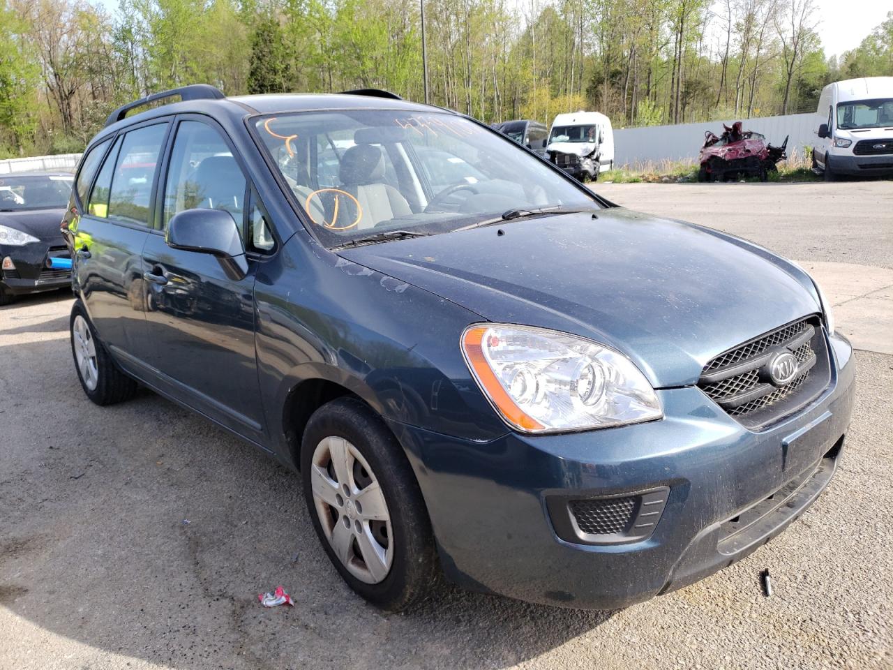 KIA RONDO BASE 2009 with VIN KNAFG528997222365 - Photo from auction