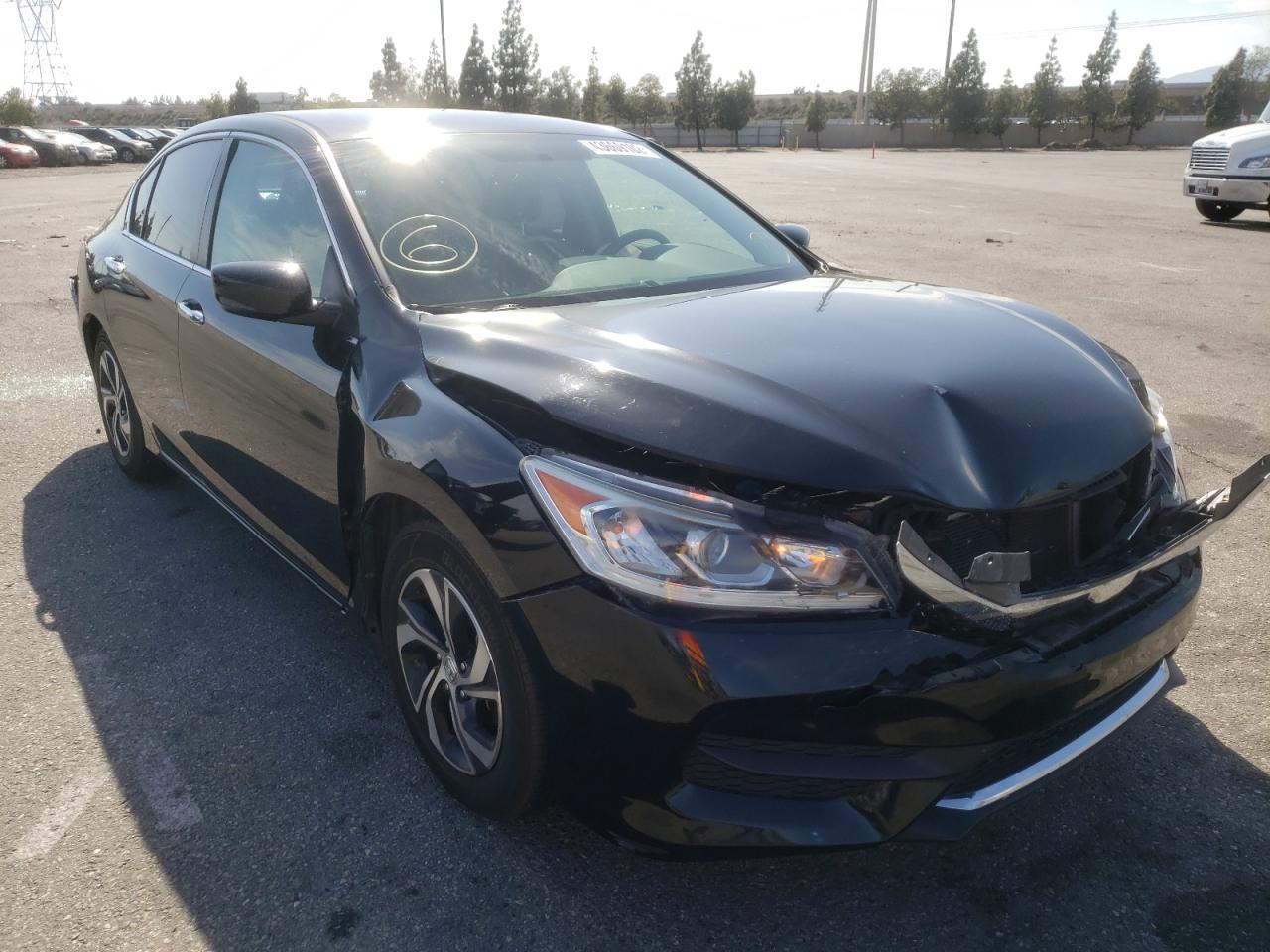 HONDA ACCORD LX 2017 with VIN 1HGCR2F36HA041885 - Photo from auction