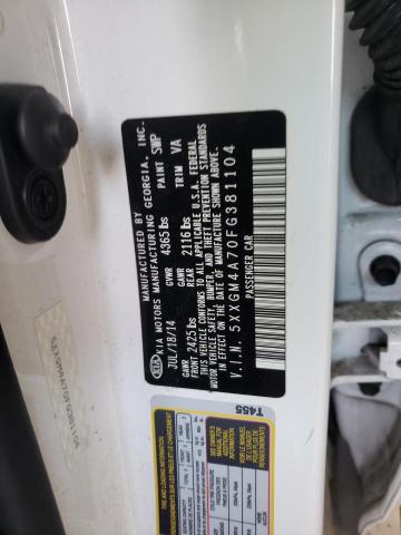 Photo 10 from auction – 2015 KIA OPTIMA LX with VIN 5XXGM4A70FG381104