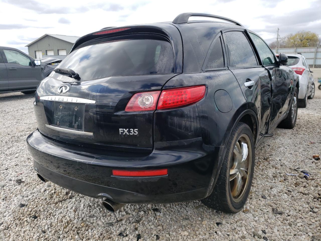 Photo 4 from auction – 2005 INFINITI FX35 with VIN JNRAS08W95X204043