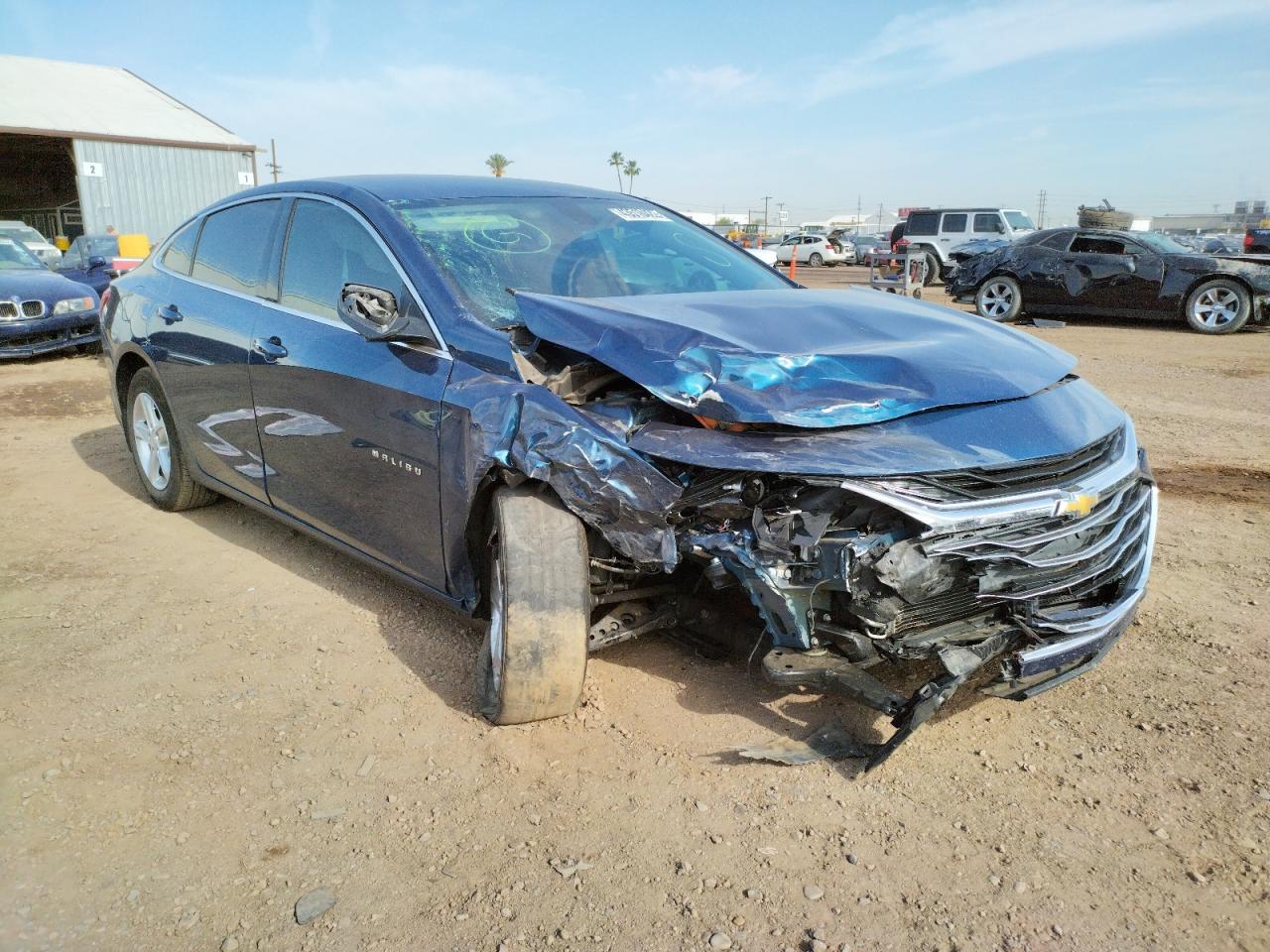 CHEVROLET MALIBU LS 2019 with VIN 1G1ZB5ST0KF206255 - Photo from auction