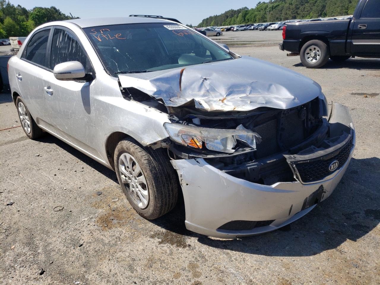 KIA FORTE EX 2012 with VIN KNAFU4A27C5622816 - Photo from auction