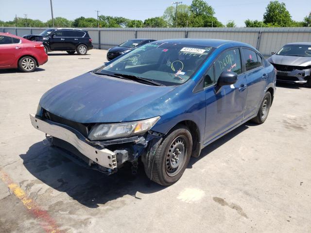 Photo 2 from auction – 2013 HONDA CIVIC LX with VIN 2HGFB2F5XDH571727