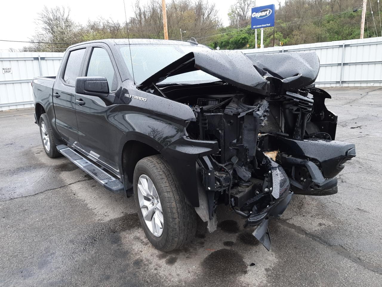 CHEVROLET SILVERADO 2019 with VIN 1GCPYBEH0KZ361213 - Photo from auction