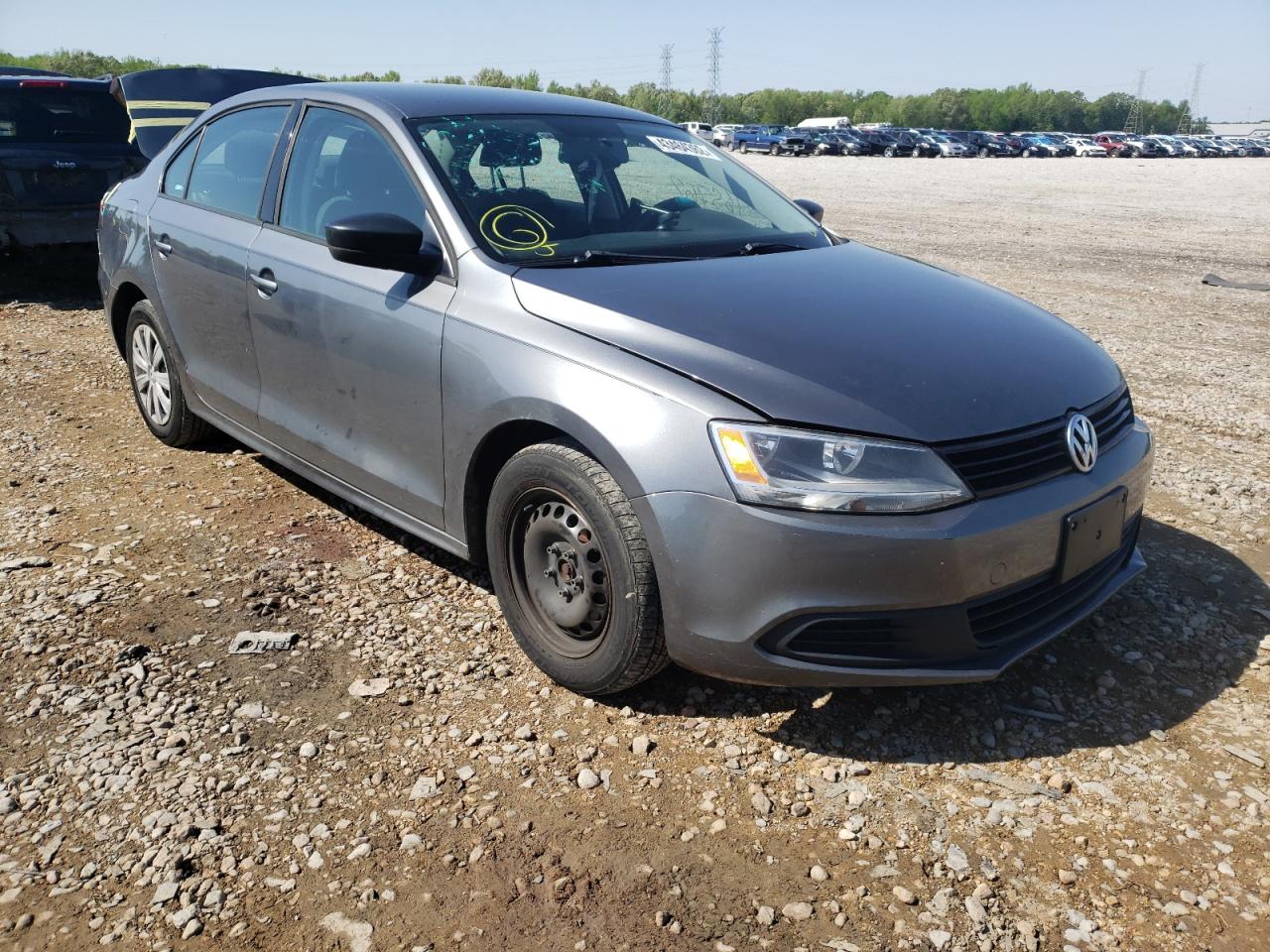 VOLKSWAGEN JETTA BASE 2012 with VIN 3VW2K7AJ6CM358074 - Photo from auction