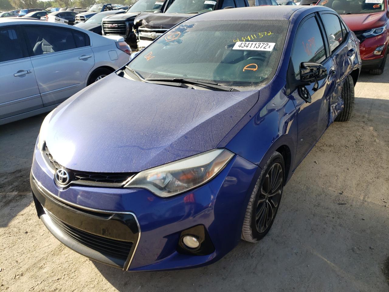 Photo 2 from auction – 2015 TOYOTA COROLLA L with VIN 2T1BURHE8FC384609