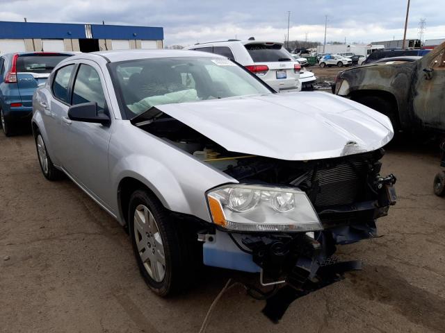 DODGE AVENGER SE 2012 with VIN 1C3CDZAB2CN110078 - Photo from auction