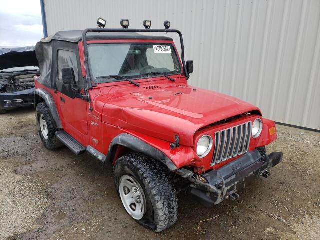 JEEP WRANGLER / 2002 with VIN 1J4FA49S32P731125 - Photo from auction