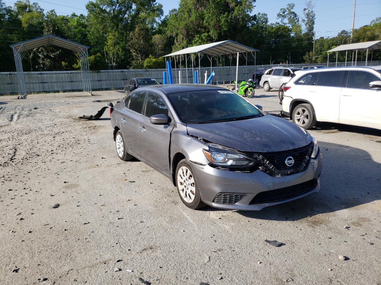 NISSAN SENTRA S 2017 with VIN 3N1AB7AP4HY316640 - Photo from auction