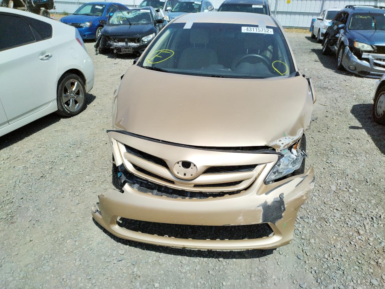 Photo 9 from auction – 2012 TOYOTA COROLLA BA with VIN 5YFBU4EE5CP071410