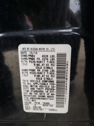 Photo 10 from auction – 2011 NISSAN ROGUE S with VIN JN8AS5MV8BW271541