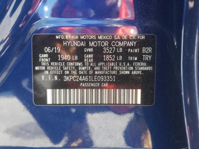 Photo 10 from auction – 2020 HYUNDAI ACCENT SE with VIN 3KPC24A61LE093351