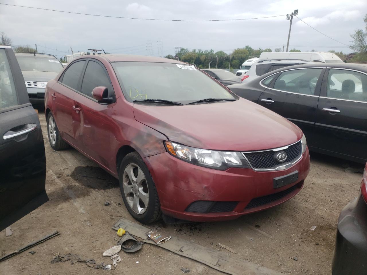 KIA FORTE EX 2010 with VIN KNAFU4A28A5253395 - Photo from auction