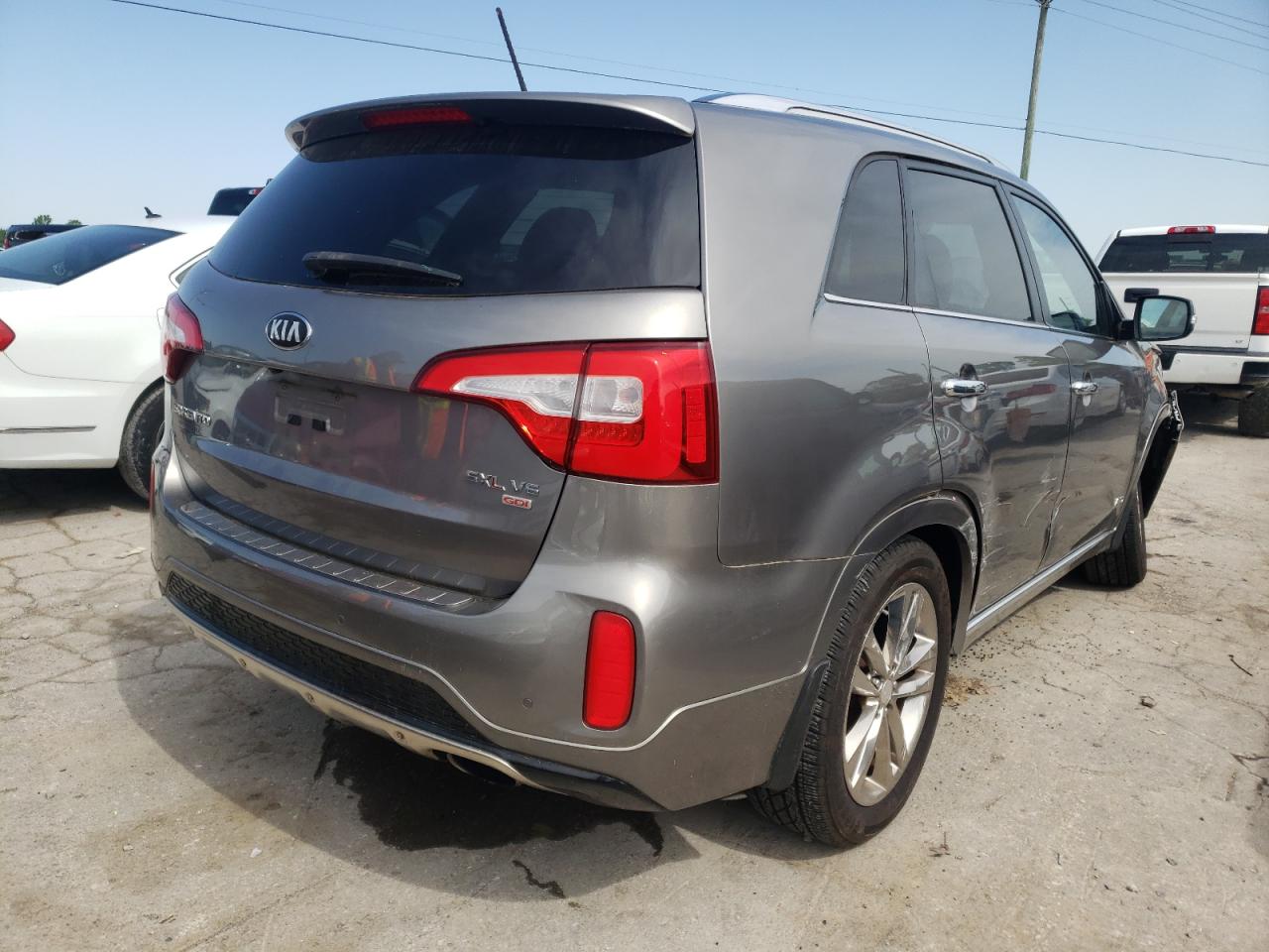 Photo 4 from auction – 2014 KIA SORENTO SX with VIN 5XYKWDA76EG495705