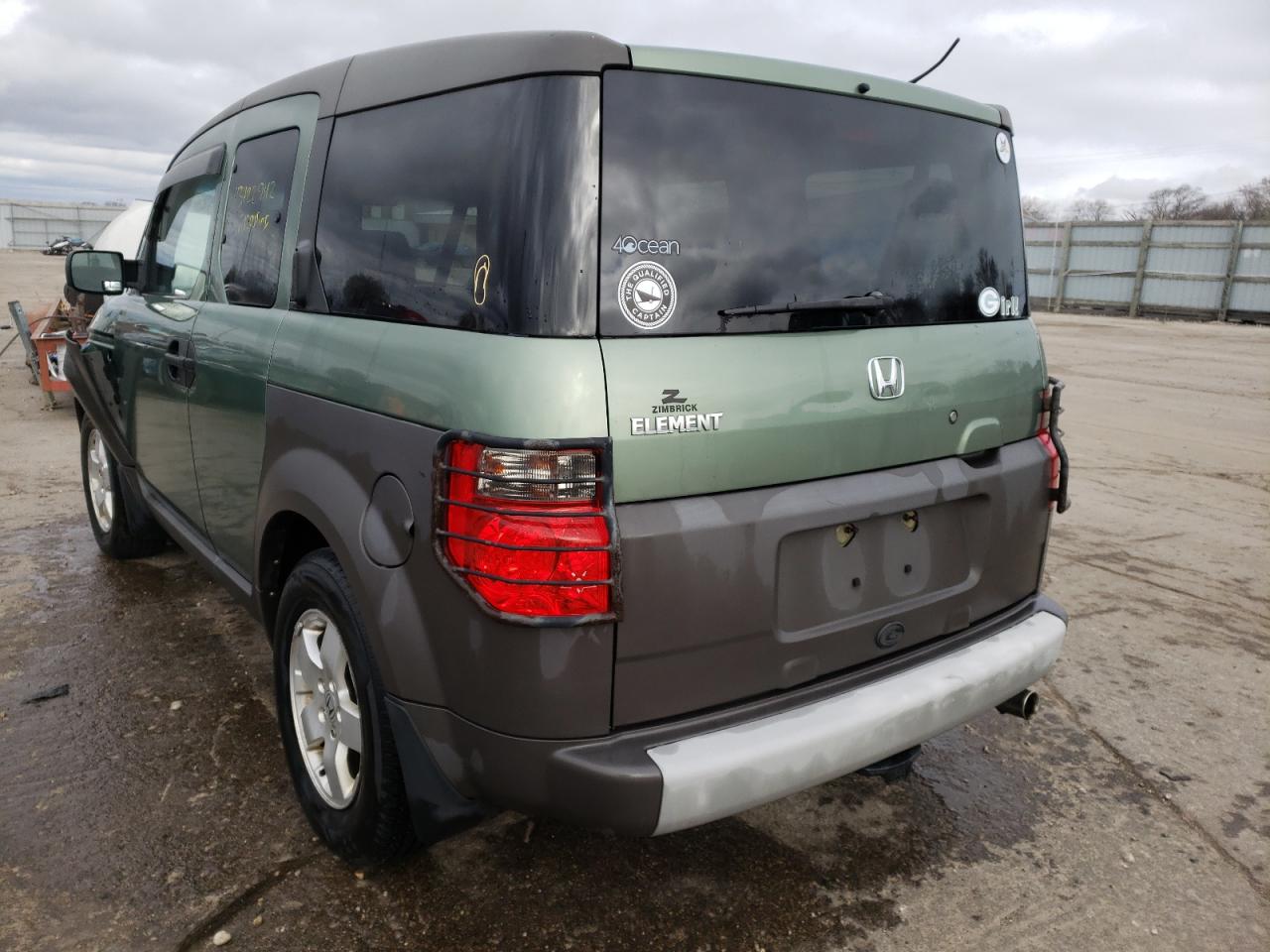 Photo 3 from auction – 2003 HONDA ELEMENT EX with VIN 5J6YH28663L053850