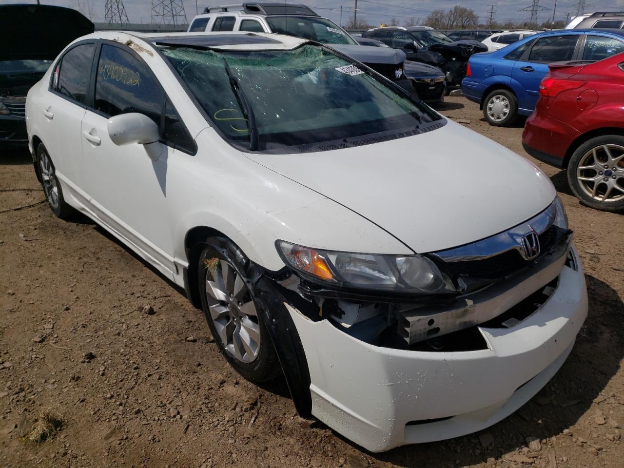 Photo 1 from auction – 2009 HONDA CIVIC EX with VIN 19XFA16889E000598