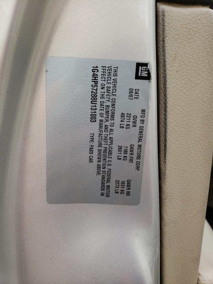 Photo 10 from auction – 2008 BUICK LUCERNE CX with VIN 1G4HP57288U131003