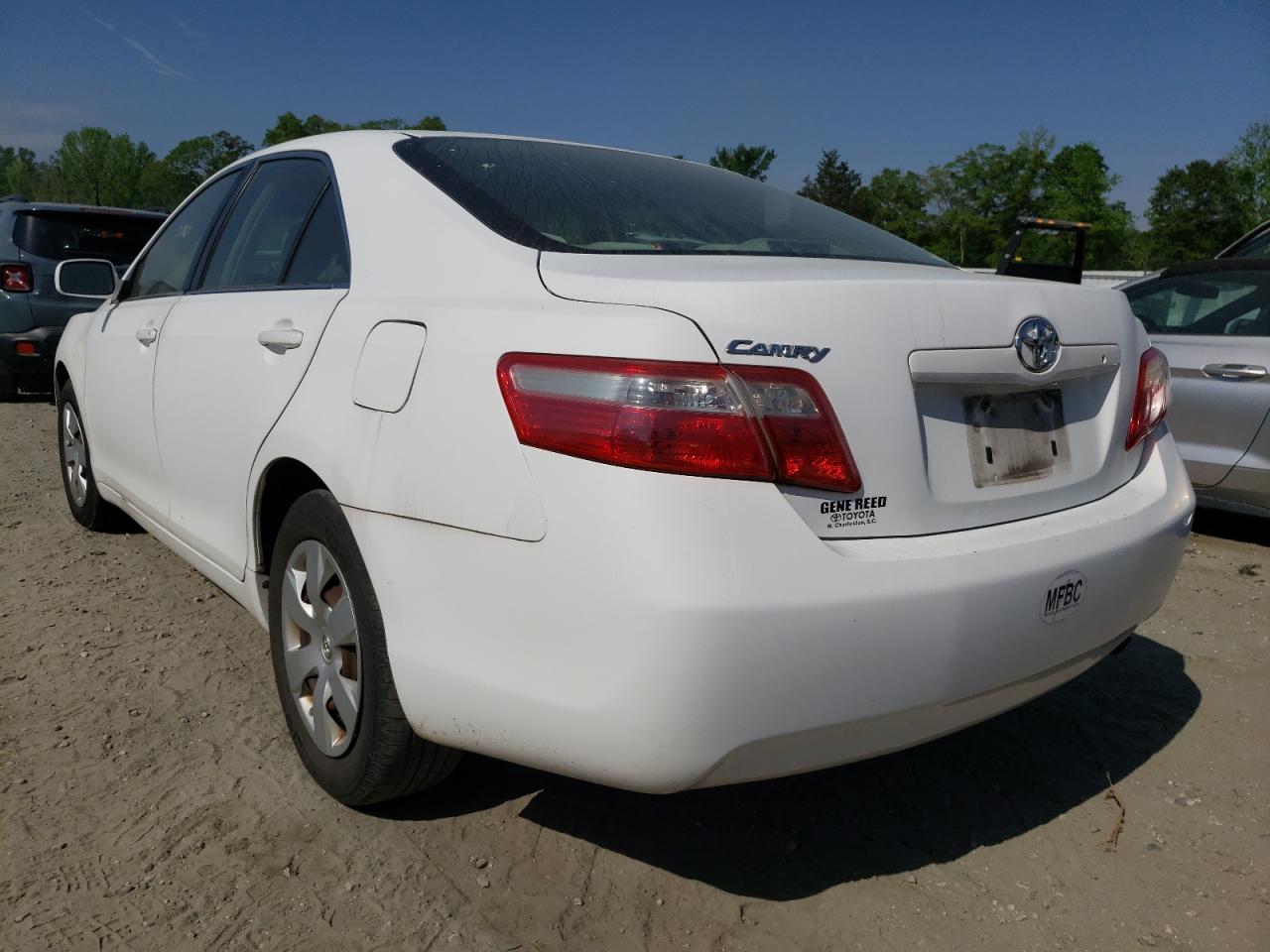 Photo 3 from auction – 2009 TOYOTA CAMRY BASE with VIN 4T1BE46K99U830777