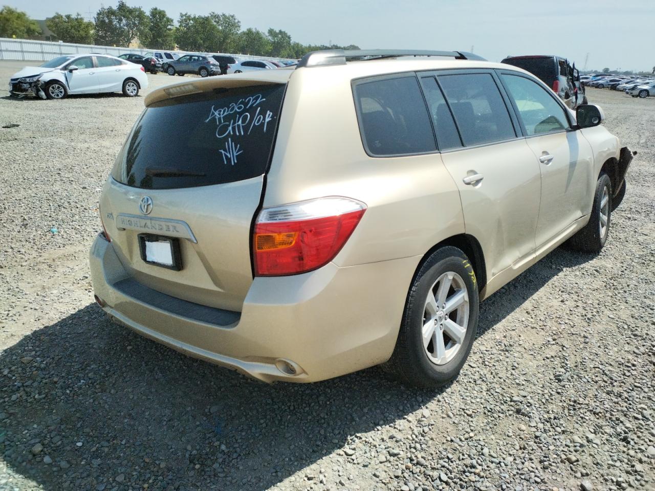 Photo 4 from auction – 2009 TOYOTA HIGHLANDER with VIN JTEDA41A692002457