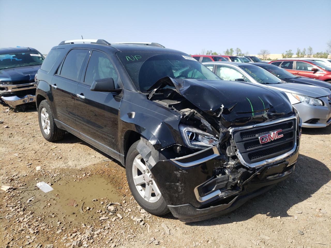 GMC ACADIA SLE 2016 with VIN 1GKKVNED3GJ109600 - Photo from auction