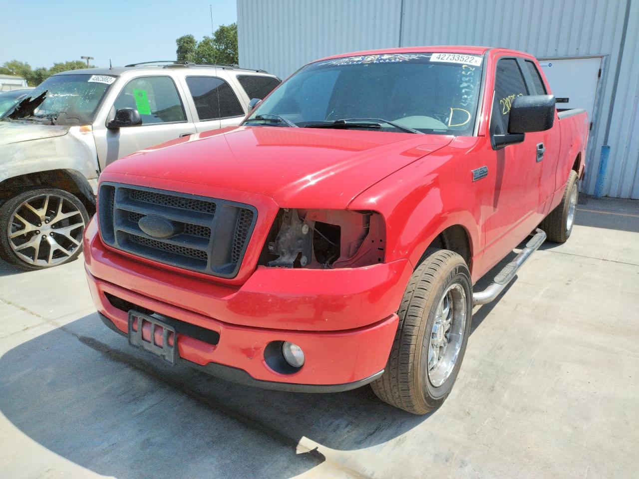 Photo 2 from auction – 2007 FORD F150 with VIN 1FTRX12W07FA31038