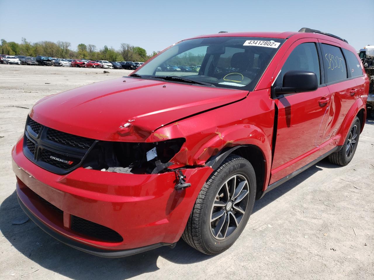 Photo 2 from auction – 2017 DODGE JOURNEY SE with VIN 3C4PDCAB3HT704972