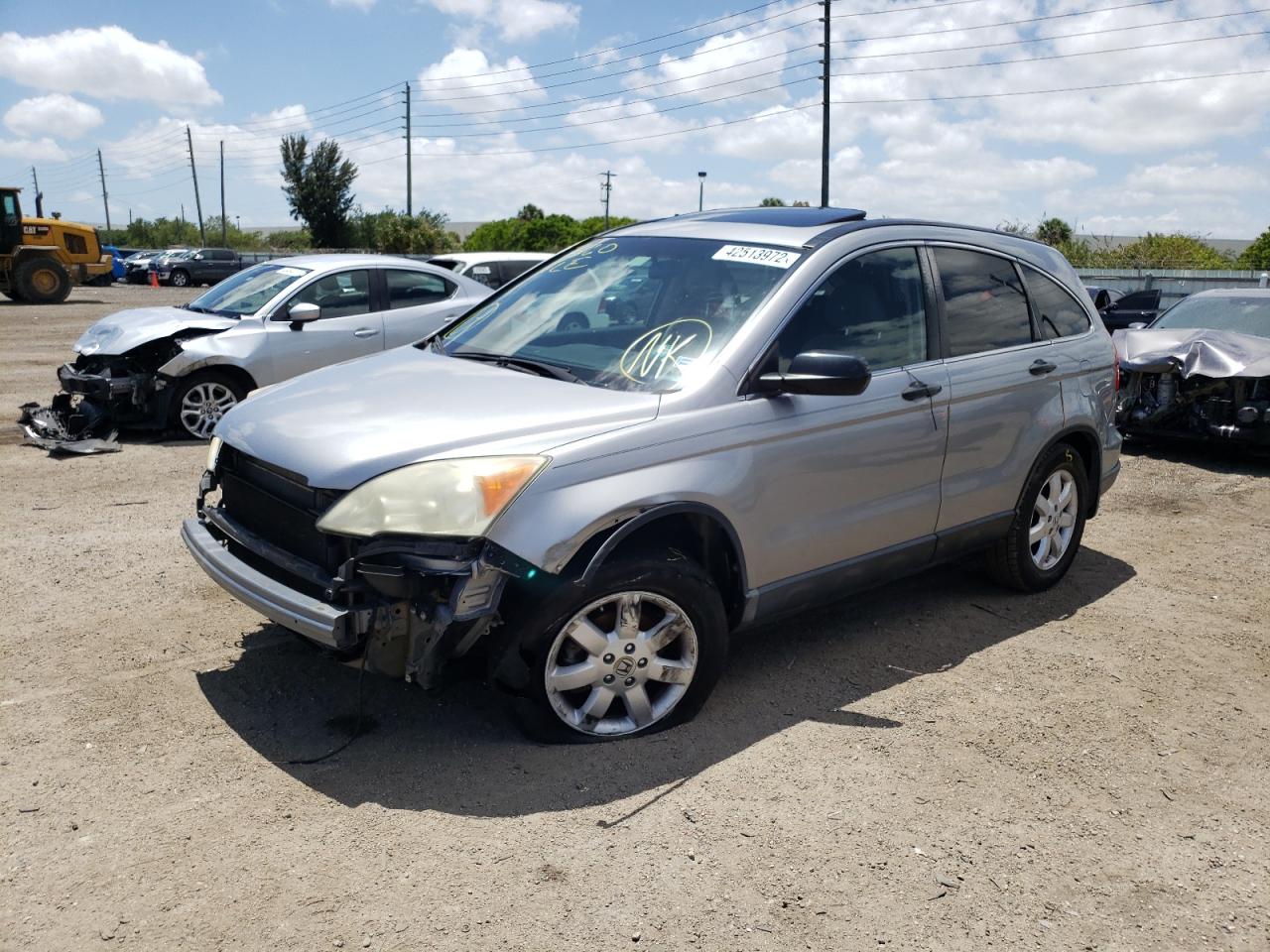 Photo 2 from auction – 2008 HONDA CR-V EX with VIN 3CZRE38548G704925