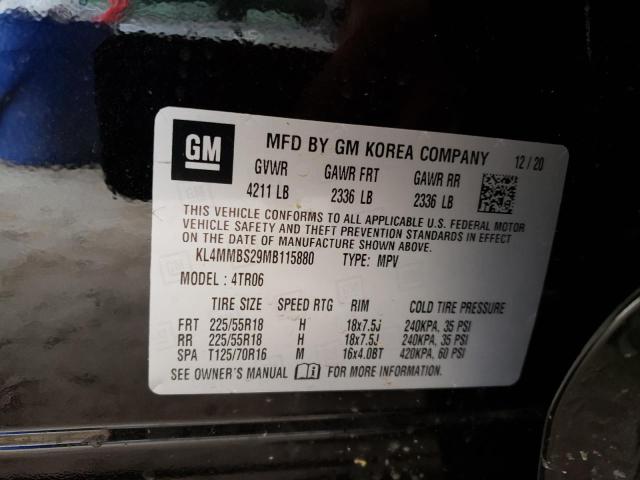 Photo 10 from auction – 2021 BUICK ENCORE GX with VIN KL4MMBS29MB115880