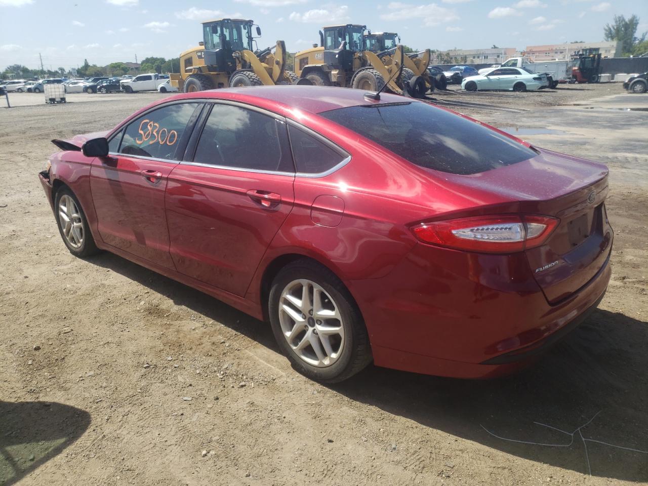 Photo 3 from auction – 2016 FORD FUSION SE with VIN 3FA6P0H78GR296005
