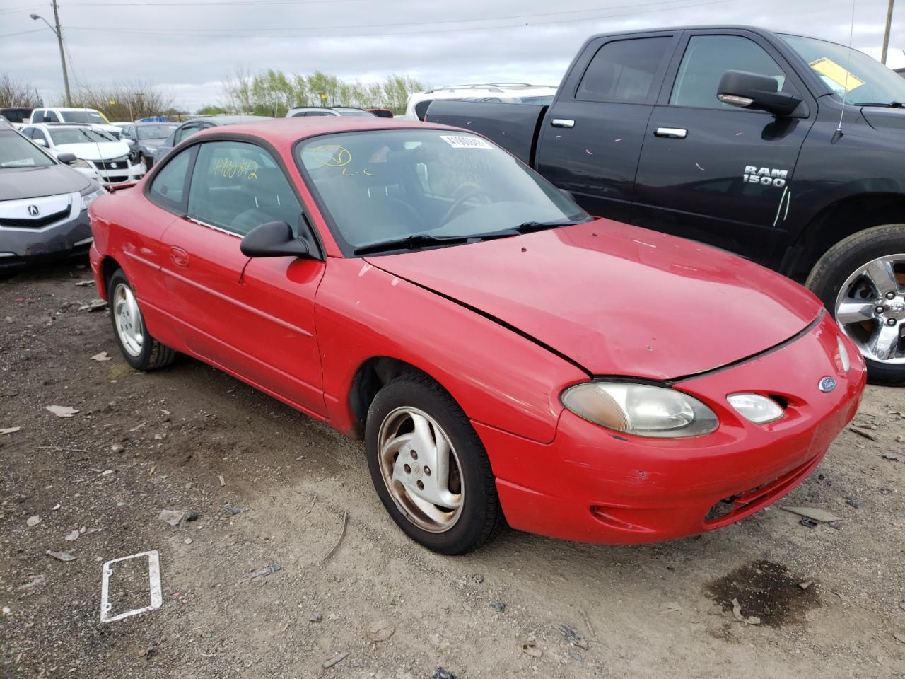 FORD ESCORT ZX2 2002 with VIN 3FAFP11342R198353 - Photo from auction