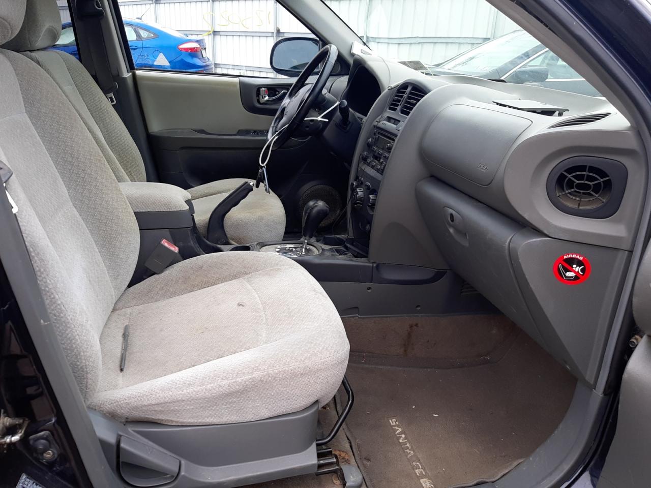 Photo 5 from auction – 2005 HYUNDAI SANTA FE G with VIN KM8SC73D55U950504